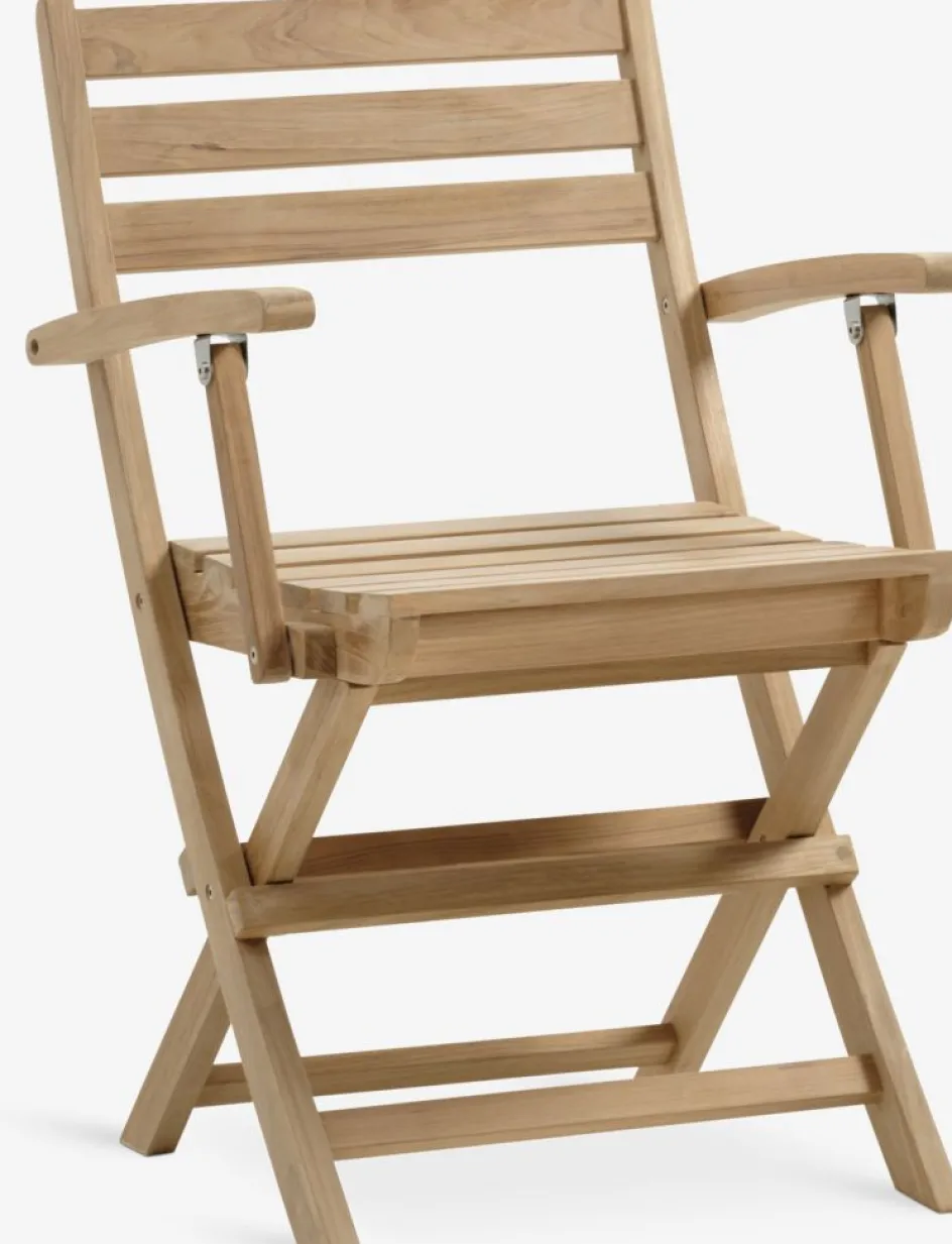 Discount VESTERHAVETSilla plegable VESTERHAVET teca Sillas De Jardín