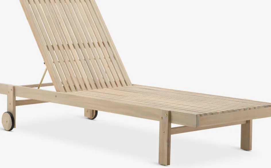 Clearance VESTERMADETumbona VESTERMADE A75xL198 madera dura Muebles De Jardín|Tumbonas