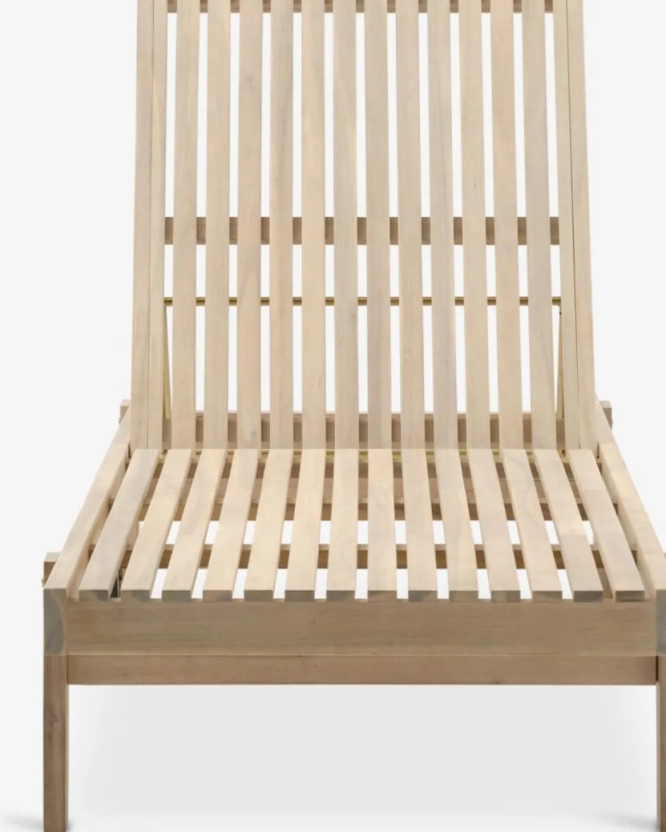 Clearance VESTERMADETumbona VESTERMADE A75xL198 madera dura Muebles De Jardín|Tumbonas