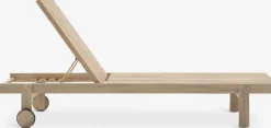 Clearance VESTERMADETumbona VESTERMADE A75xL198 madera dura Muebles De Jardín|Tumbonas