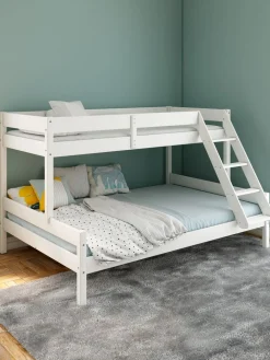 VESTERVIGLitera VESTERVIG 90/140x200 con escalera blanco Niños Camas Para Niños|90 X 200 Cm
