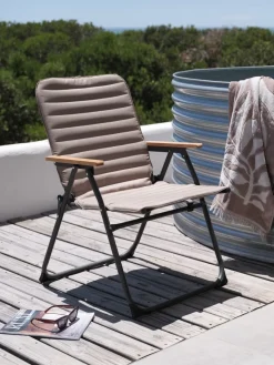 Online VESTMARKASilla de camping VESTMARKA marrón Sillas De Jardín|Sillas De Camping