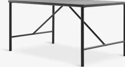 New VIERLI + GLOMFJORDMesa VIERLI L149 + 4 sillas GLOMFJORD negro Conjuntos Mesa Y Sillas De Jardín