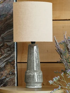 Sale VIGGOLámpara de mesa VIGGO Ø21xA47cm gris Lámparas