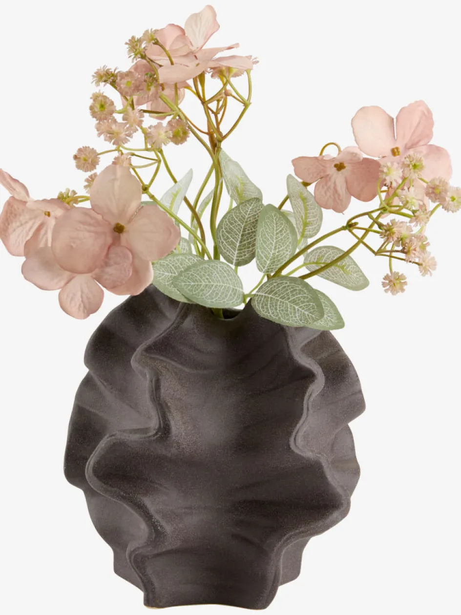 Outlet VILHELMJarrón VILHELM A18 cm marrón oscuro Jarrones