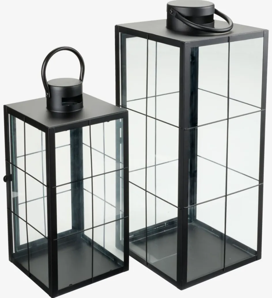 Sale VILLADSFarol VILLADS A20xL20xA50cm negro Faroles