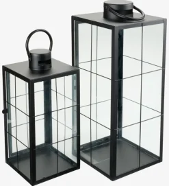 Clearance VILLADSFarol VILLADS A16xL16xA36cm negro Faroles
