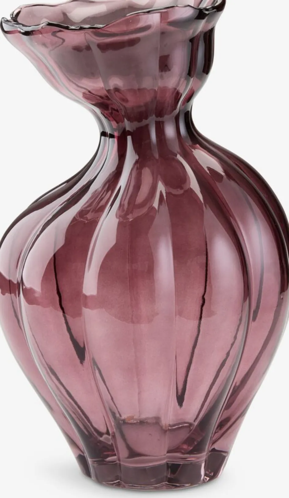 Outlet VILMERJarrón VILMER Ø19xA30cm berenjena Jarrones