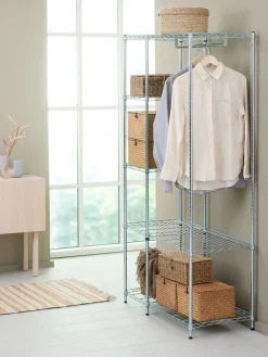 Sale VINDINGEMueble recibidor VINDINGE 4 estantes cromo Percheros Con Zapatero|Percheros Con Zapatero