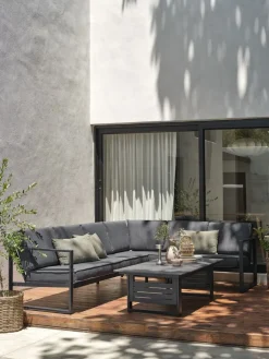Online VONGEConjunto muebles jardín VONGE 6 plazas Conjuntos Mesa Y Sillas De Jardín|Muebles De Jardín