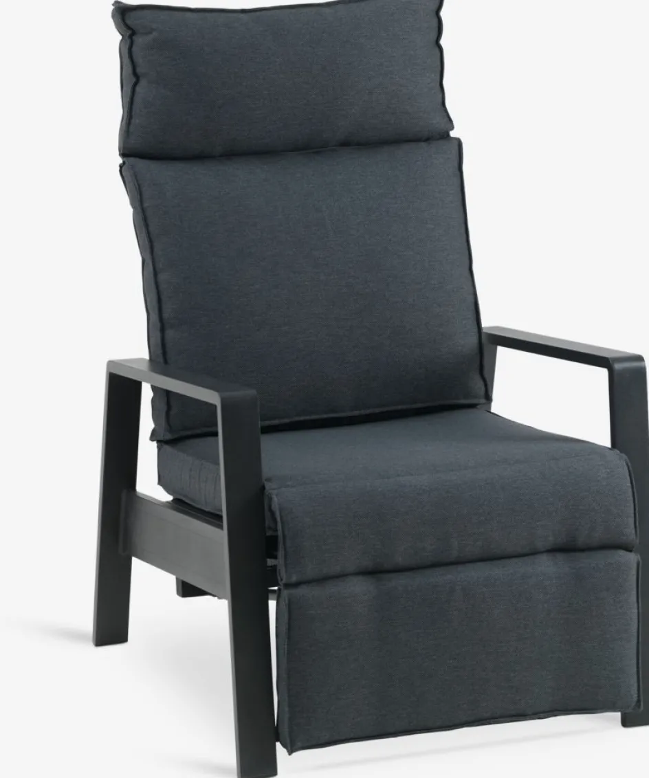 VONGESillón de exterior VONGE negro Sillas De Jardín|Muebles De Jardín
