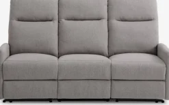 Outlet VONSILDSofá VONSILD 3 plazas reclinable eléctrico gris claro 2 Plazas|3 Plazas