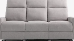 Outlet VONSILDSofá VONSILD 3 plazas reclinable eléctrico gris claro 2 Plazas|3 Plazas