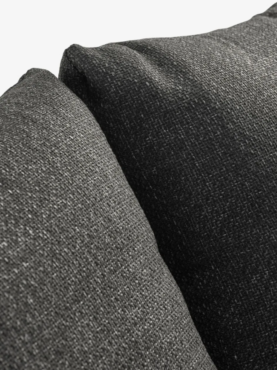 Hot VOSSSofá de exterior VOSS 2 plazas negro Muebles De Jardín