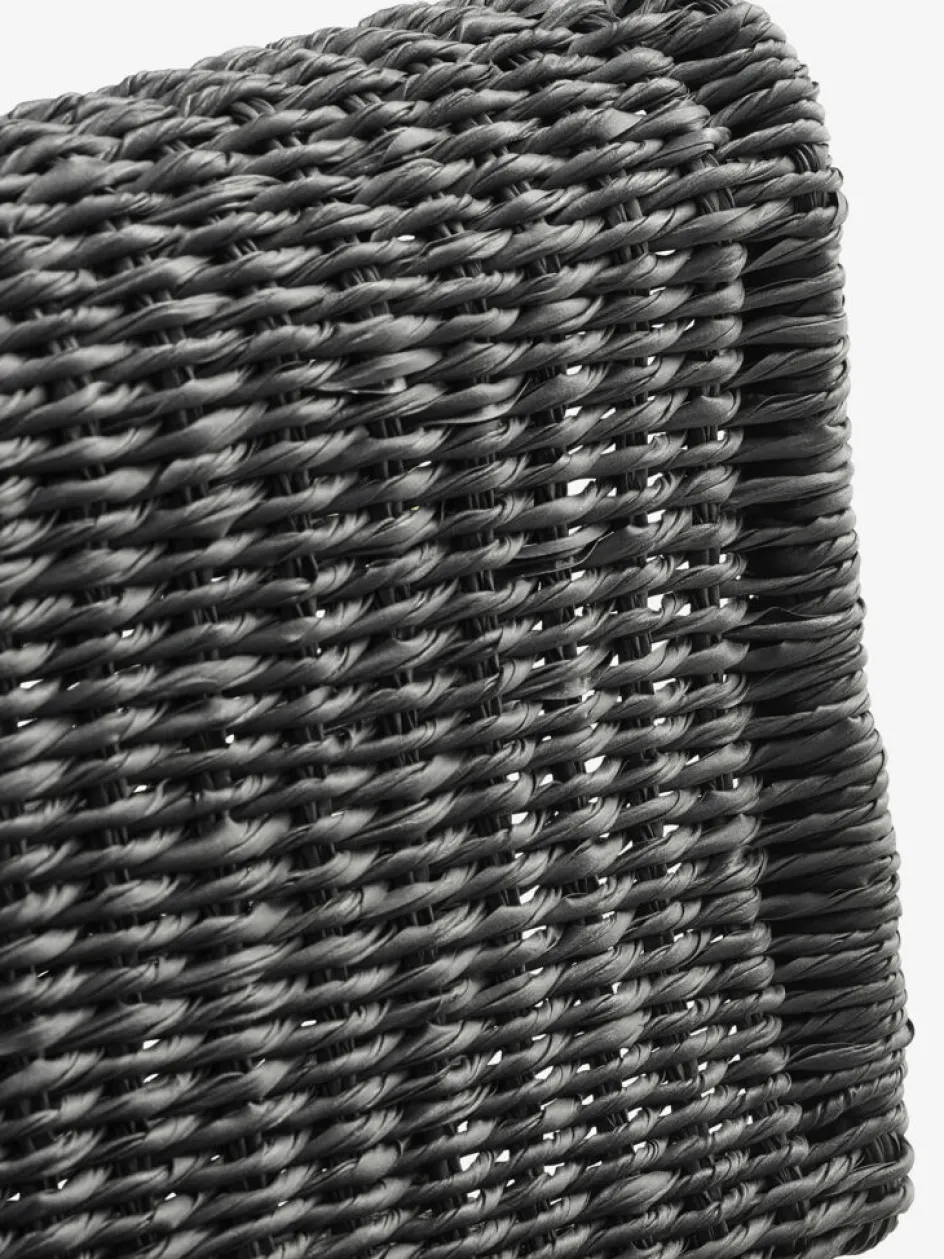 Hot VOSSSofá de exterior VOSS 2 plazas negro Muebles De Jardín
