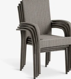 Hot VRAADAL + GUDHJEMMesa VRAADAL L62 madera dura + 2 sillas GUDHJEM natural Conjuntos Mesa Y Sillas De Jardín
